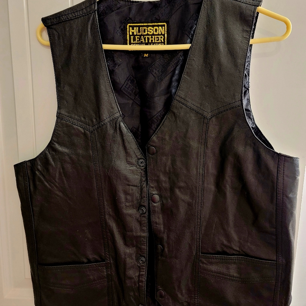 Leather vest